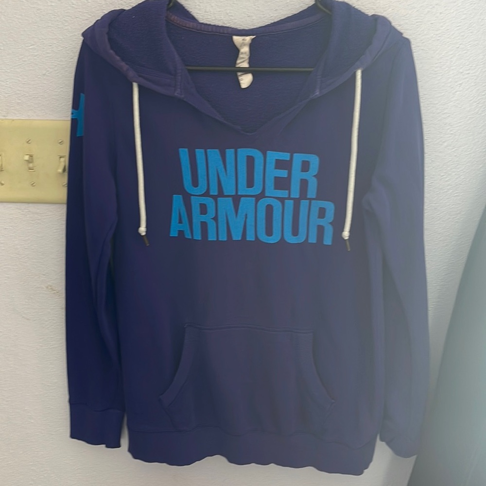 Under Armour Cold Gear Purple/Blue Hoodie XS